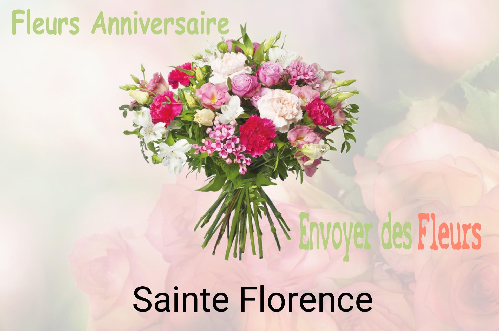 Bouquet de fleurs d’anniversaire livré à Sainte-Florence